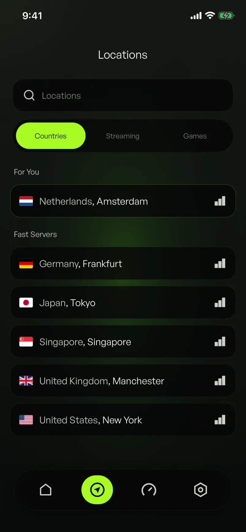 XVPN server locations